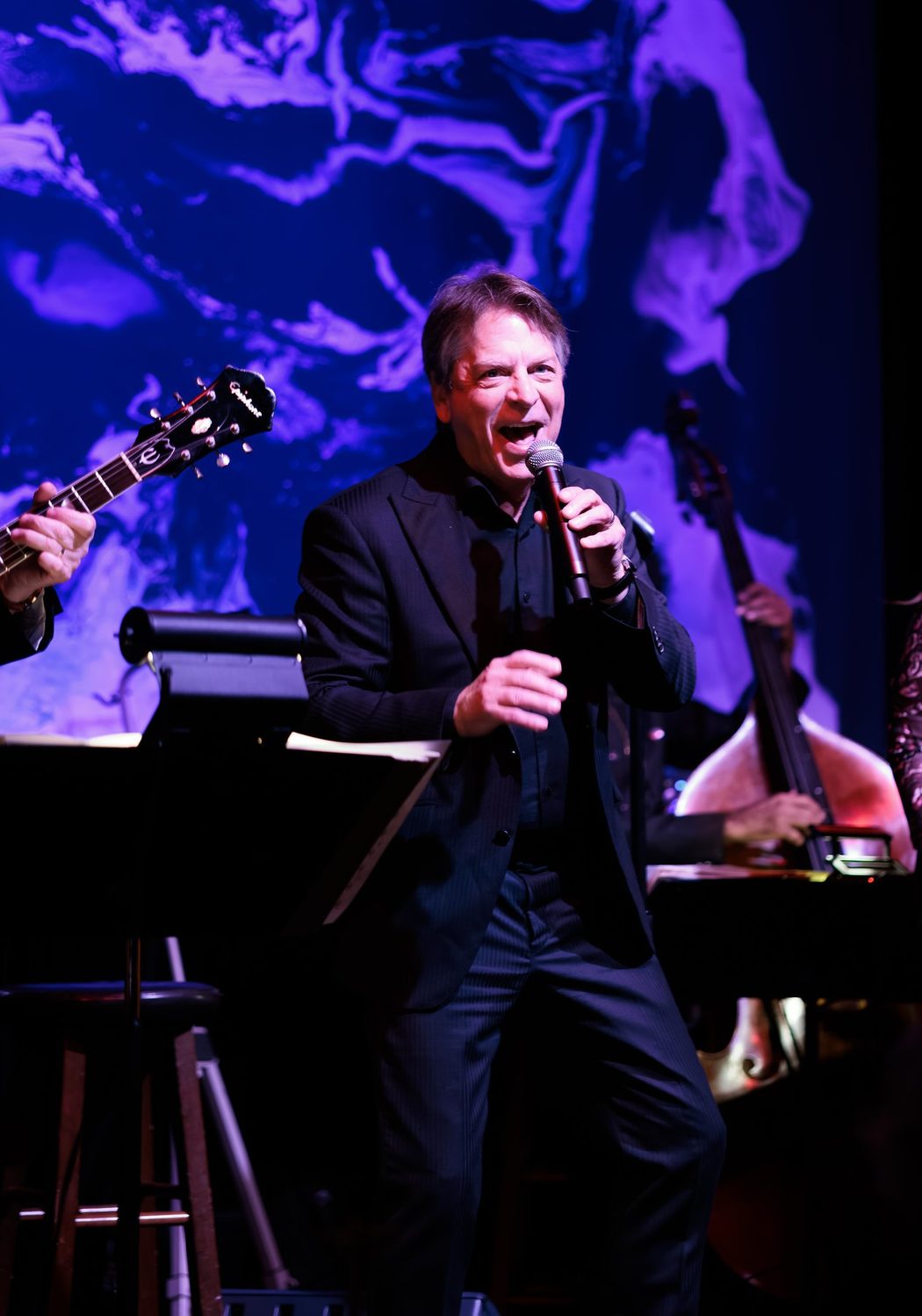 Steve March-Tormé singing at Herb Alpert's Vibrato