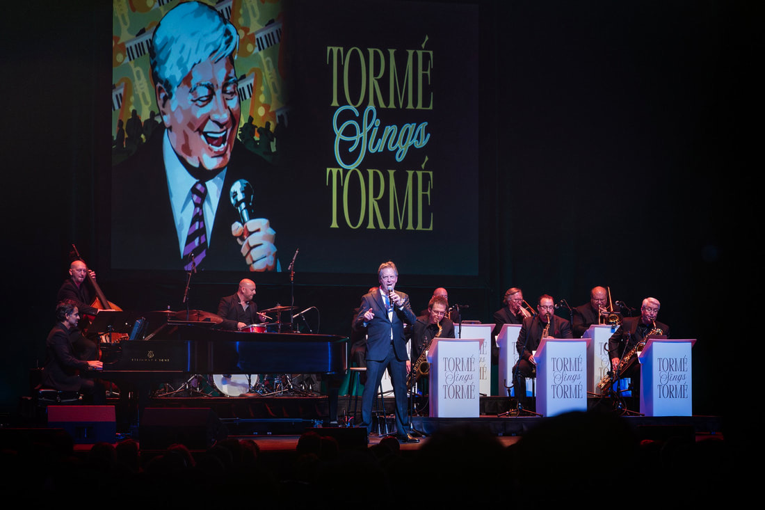 Steve March-Tormé performing Tormé Sings Tormé with his ten-piece band